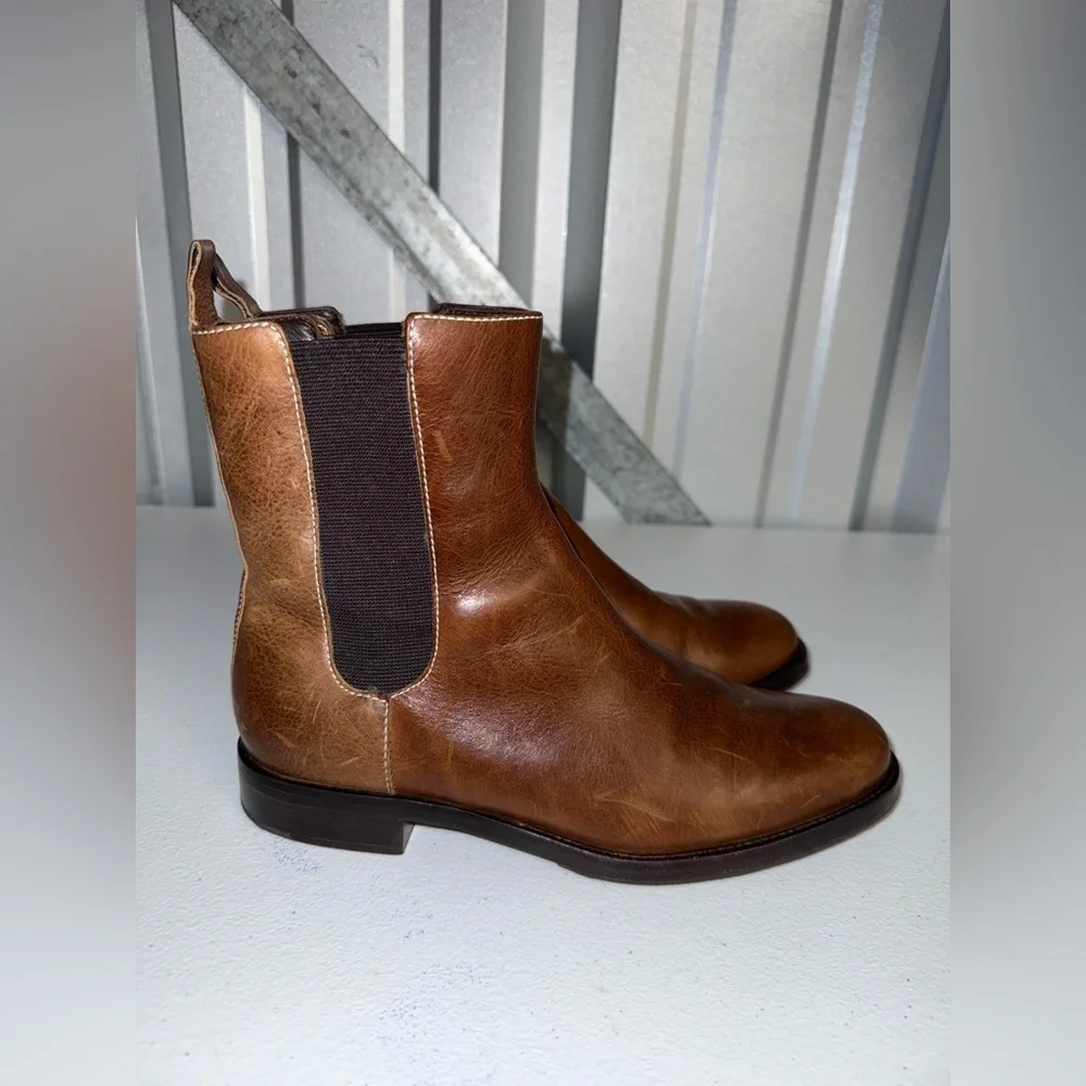 Lauren Ralph Lauren Women Leather Chelsea Boots Size 7B